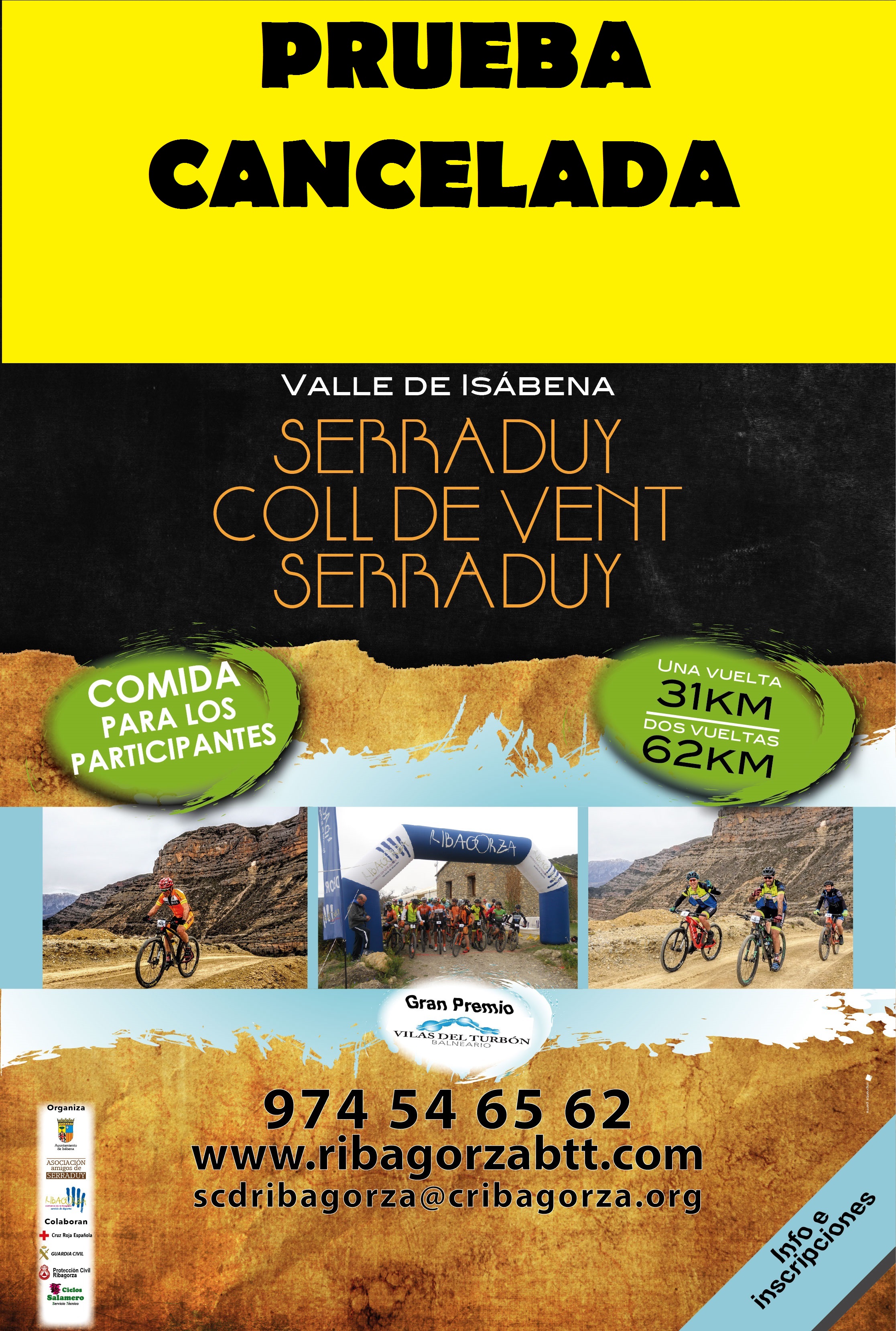 SUSPENDIDA    XX BTT SERRADUY COLL DE VENT SERRADUY 