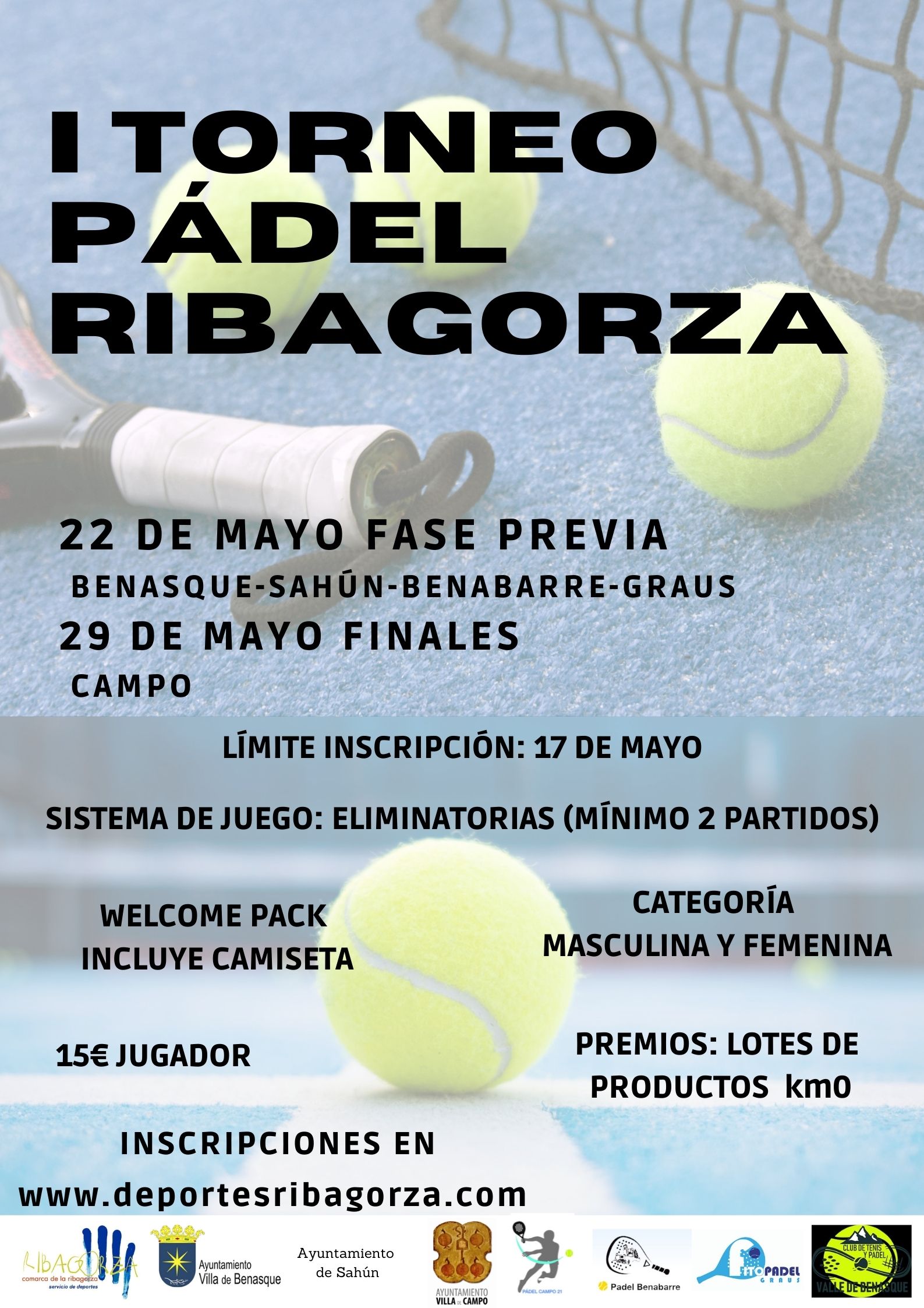 I TORNEO PÁDEL RIBAGORZA